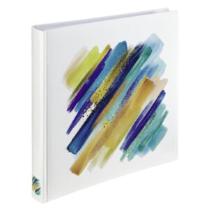 Hama Album XL Brushstroke 30x30 Cm 80 Witte Pagina's Blauw00002735