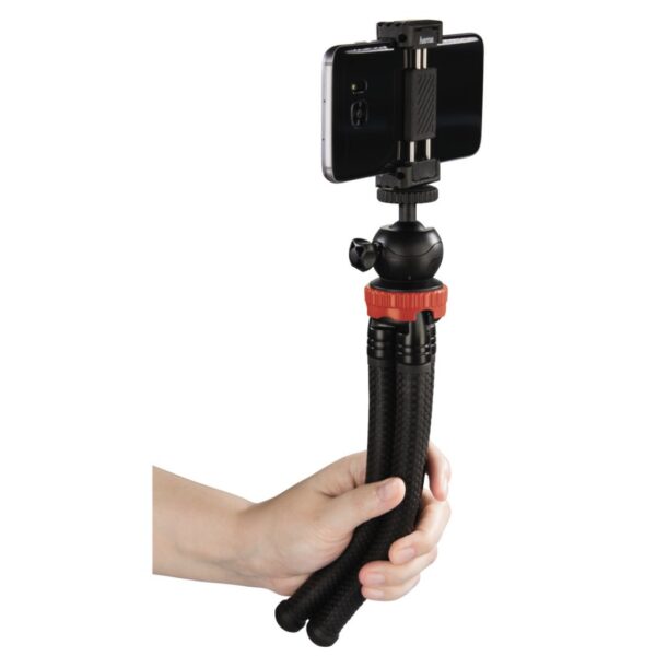 Hama Statief FlexPro Voor Smartphone GoPro En Fotocamera's 27 Cm Rood00004608 - Afbeelding 5