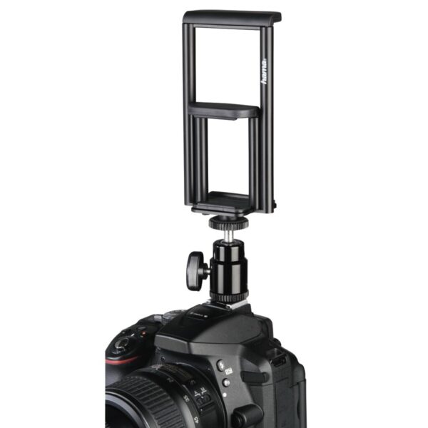 Hama Smartphone-/tablethouder Voor Flitsschoen En ¼ Op DSLR Met Wifi00004625 - Afbeelding 3