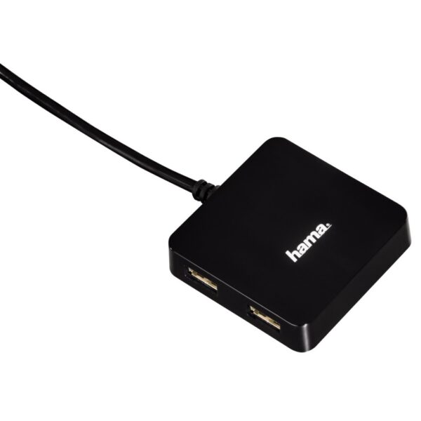 Hama Usb2.0 Hub 1:4 Buspowered Zwart00012131 - Afbeelding 2